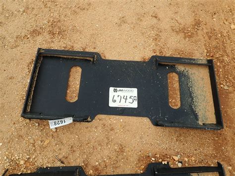 ebay skid steer attachment plate|skid steer quick hitch plates.